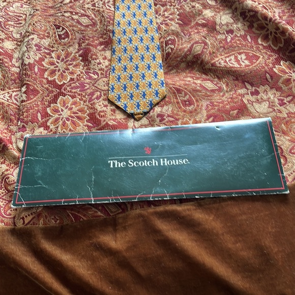 Vintage the scotch house equestrian silk necktie - Picture 2 of 5